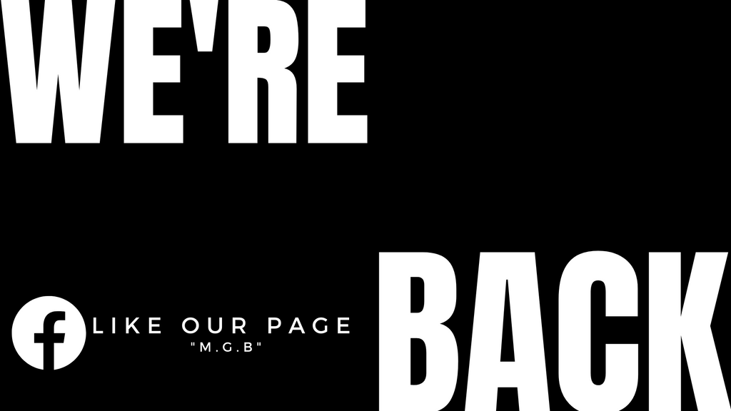 WE'RE BACK ON FACEBOOK