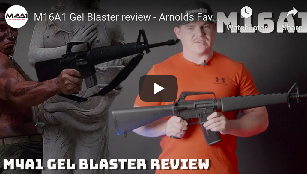 M16A1 Gel Blaster review! As seen in Commando & Rambo!
