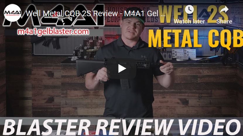 Well Metal CQB 2S Review - M4A1 Gel Blaster