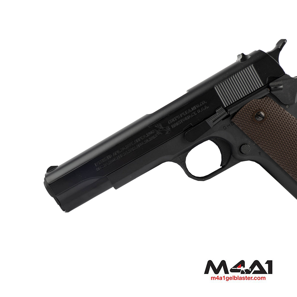 Colt 1911 Black Manual Gel Blaster Pistol
