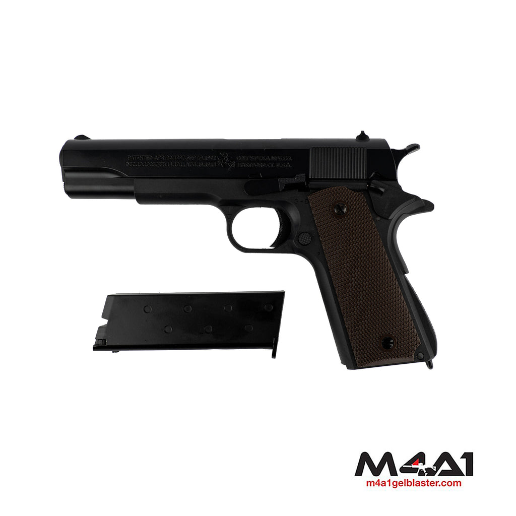 Colt 1911 Black Manual Gel Blaster Pistol
