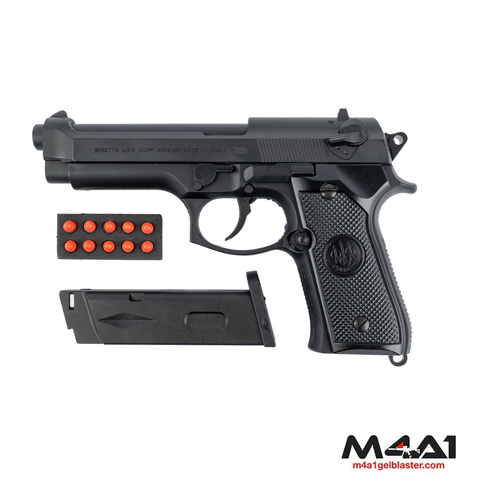 GTW Beretta Black Manual Gel Blaster Pistol