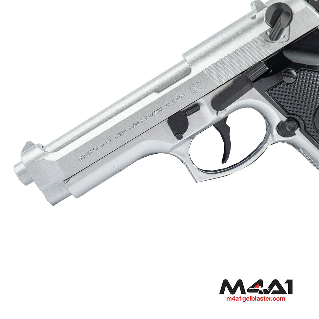 GTW Beretta Silver Manual Gel Blaster Pistol
