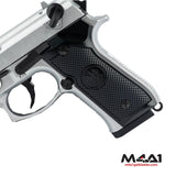 GTW Beretta Silver Manual Gel Blaster Pistol