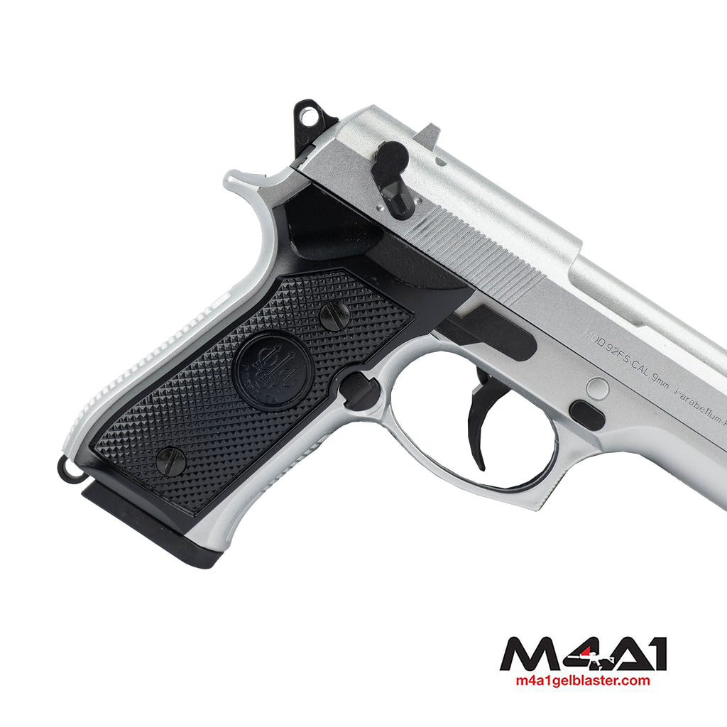 GTW Beretta Silver Manual Gel Blaster Pistol