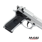 GTW Beretta Silver Manual Gel Blaster Pistol