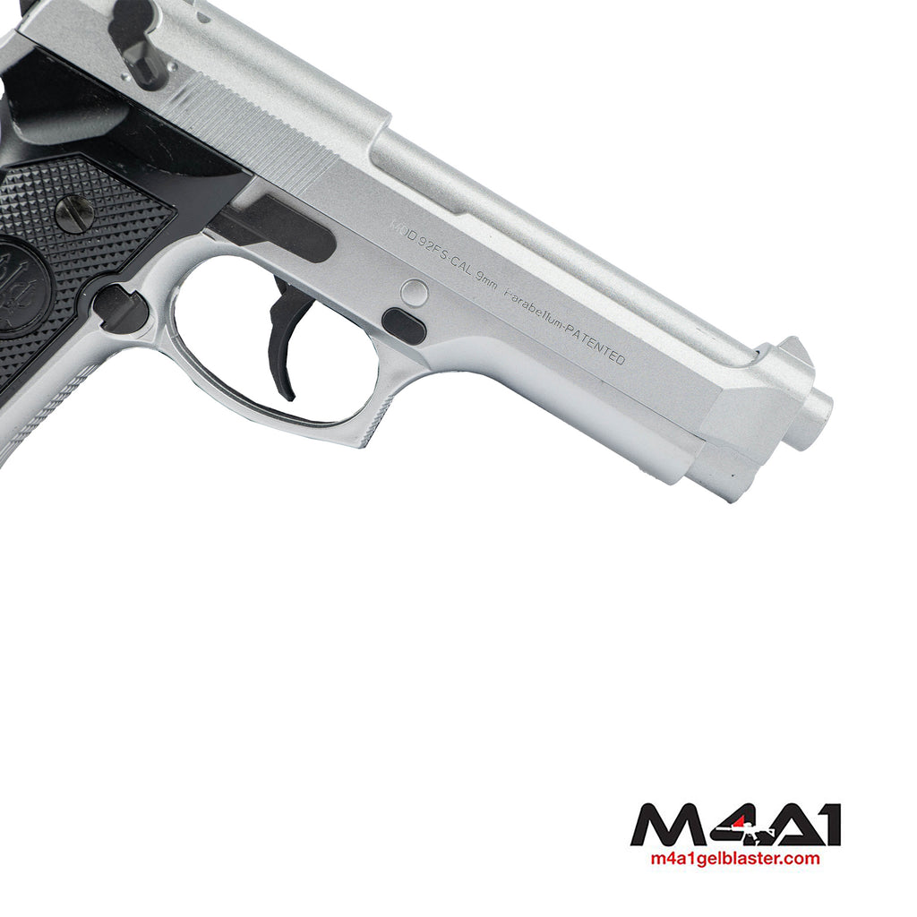 GTW Beretta Silver Manual Gel Blaster Pistol