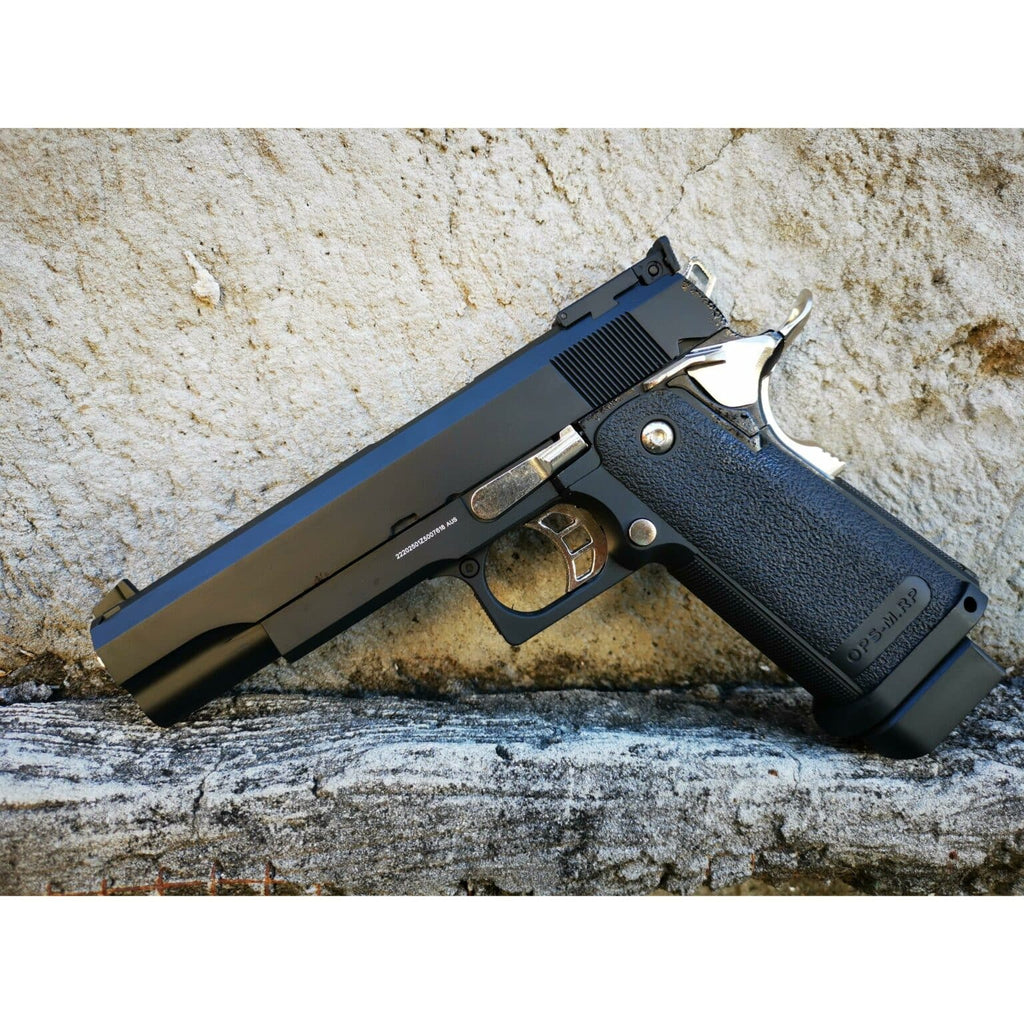 Golden Eagle - 2011 Hi-Capa 5.1 (Black) Green Gas Blowback Gel Blaster