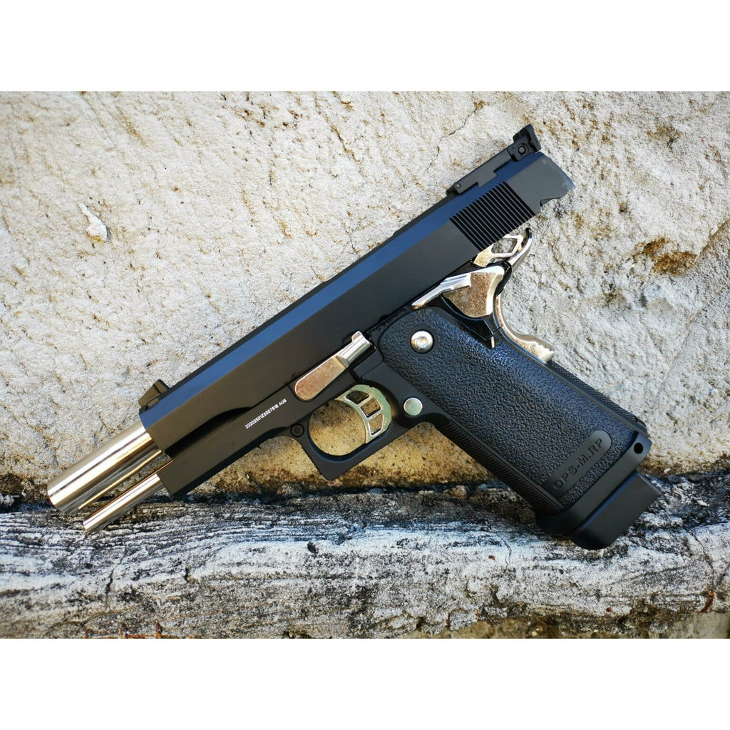 Golden Eagle - 2011 Hi-Capa 5.1 (Black) Green Gas Blowback Gel Blaster