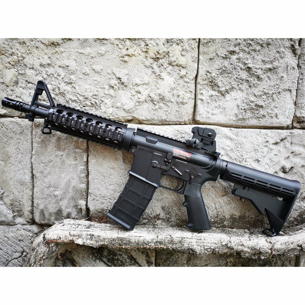 Golden Eagle - M4 CQB FULL METAL Green Gas Blowback Gel Blaster