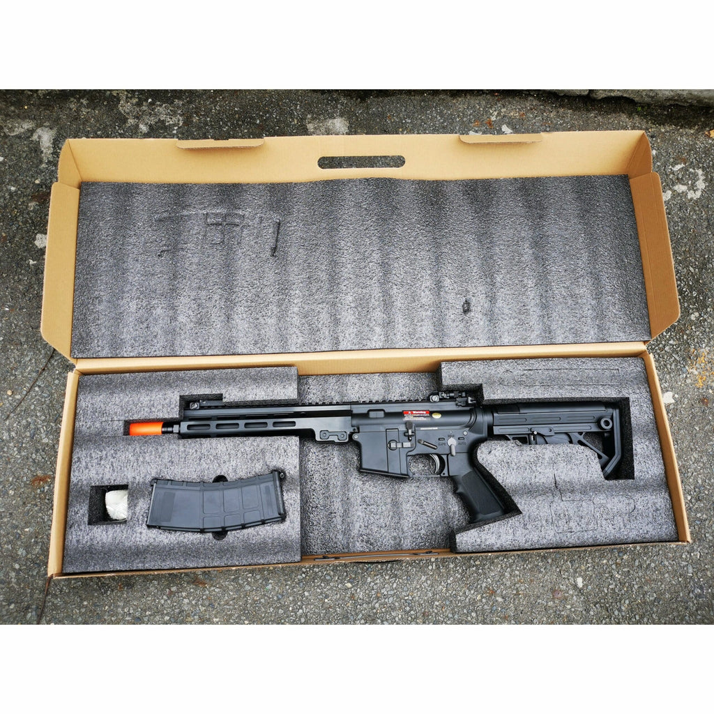 GOLDEN EAGLE - MC6595M MK16 9″ M-LOK FULL METAL GEL BLASTER GREEN GAS