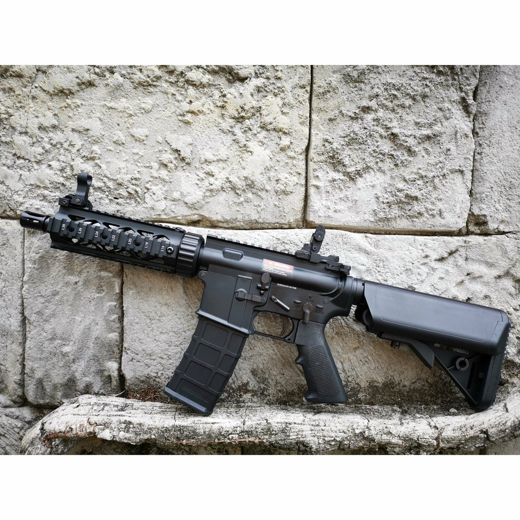 Golden Eagle - M4 CQB FULL METAL Green Gas Blowback Gel Blaster