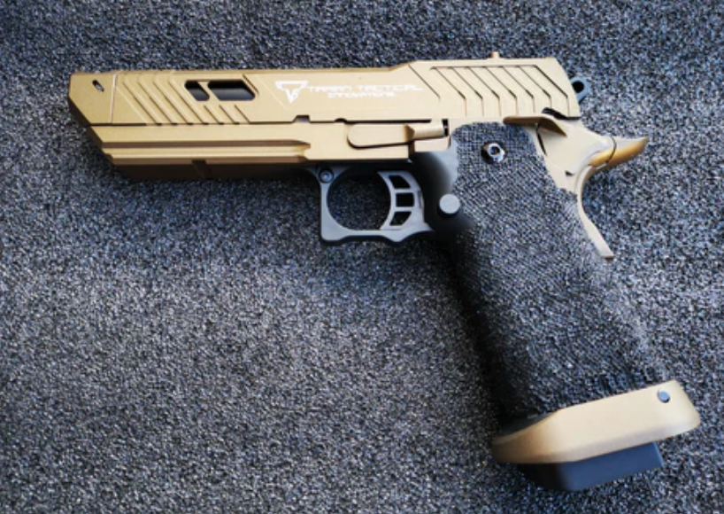 Golden Eagle - 2011 TTI SAND VIPER Green Gas Blowback Gel Blaster