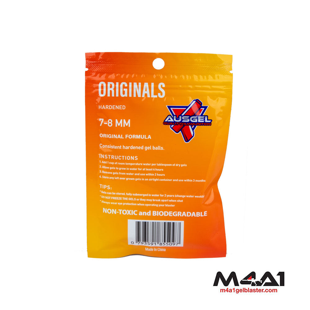 AUSGEL 7-8mm Deluxe Gels Orange - 60g