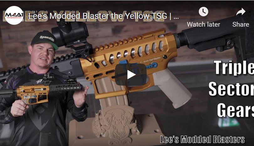 Lee's Modded Blaster! Yellow TSG w/ Triple Sector Gears 🔥 🔥 🔥