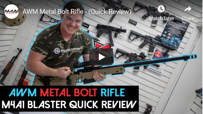 AWM Metal Bolt Rifle (Blaster Review)