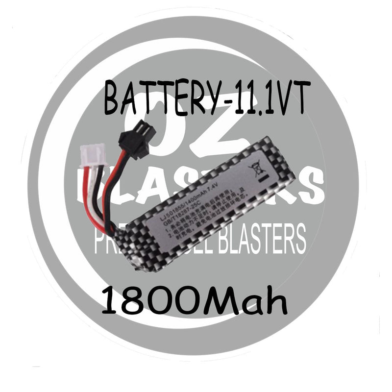 11.1vt Battery - Square 1800Mah