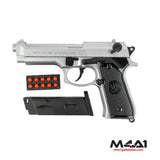 GTW Beretta Silver Manual Gel Blaster Pistol