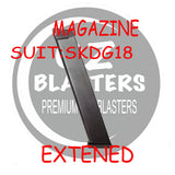 EXTENDED  MAGAZINE FOR A STANDARD G18 PISTOL