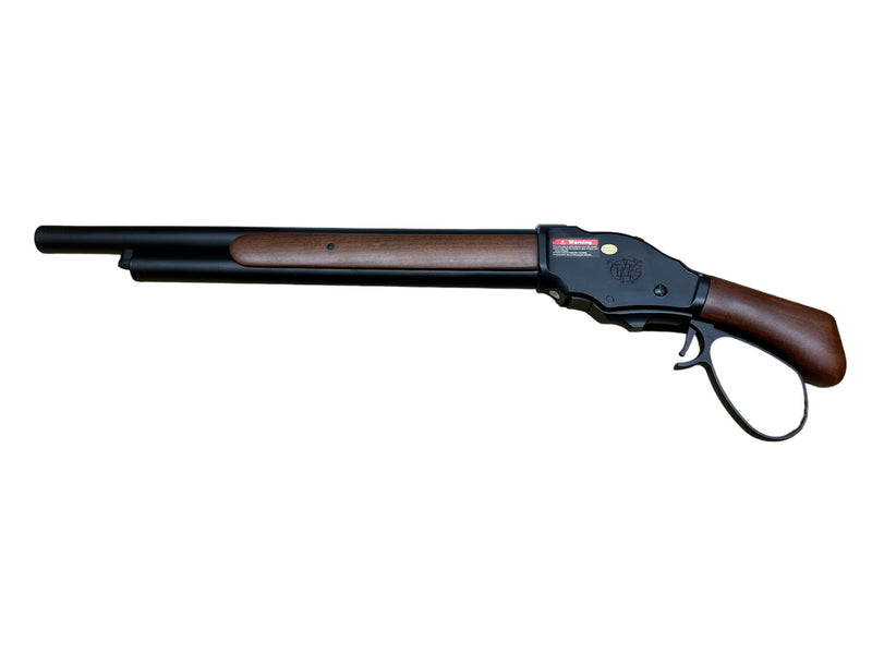 Golden Eagle - 1887 Standard Wild Lever Action Shotgun (Real Wood) Green Gas Gel Blaster