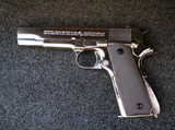 Golden Eagle - 1911 COLT (Chrome) Green Gas Blowback Gel Blaster