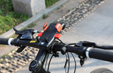 Bicycle Light Four-in-One Headlight Mountain Bike Horn Light One-Click Lock Mobile Phone Stand Lighting Cycling Fixture Cross-Border