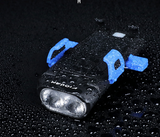 Bicycle Light Four-in-One Headlight Mountain Bike Horn Light One-Click Lock Mobile Phone Stand Lighting Cycling Fixture Cross-Border