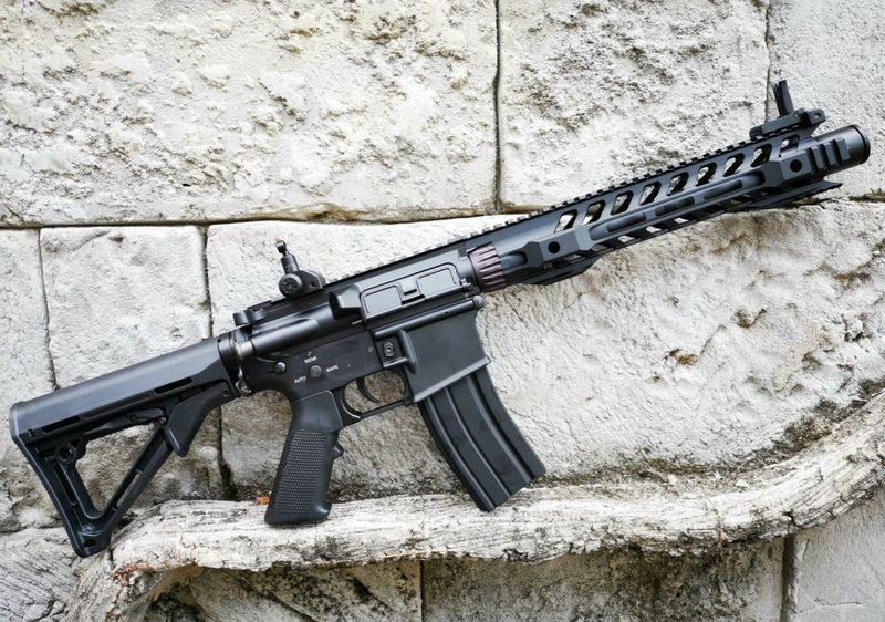 DOUBLE BELL M4 12″ Handguard metal gel blaster AEG (Colour: Black)