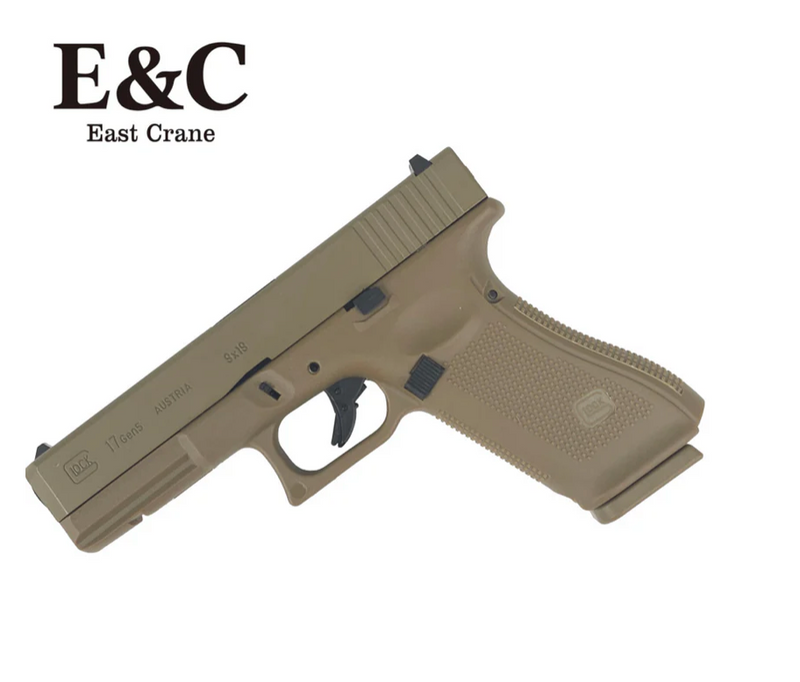 E&C GLOCK 19X GAS BLOWBACK GEL BLASTER PISTOL – TAN