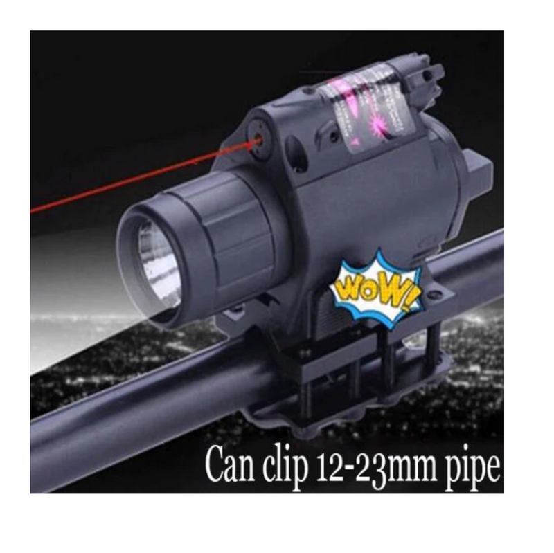 2 IN 1 RED LASER POINTER & FLASHLIGHT