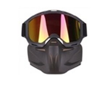 FULL FACE MASK-DETACHABLE GOGLES