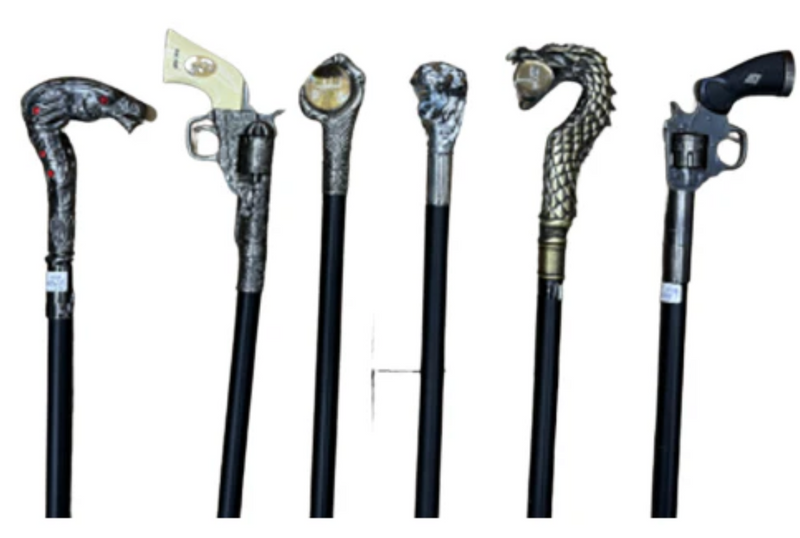 WALKING STICKS WITH BLADE