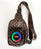 Bluetooth Speaker Rechargeable Waterproof Speaker Bag with Led Light