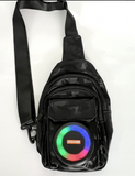 Bluetooth Speaker Rechargeable Waterproof Speaker Bag with Led Light