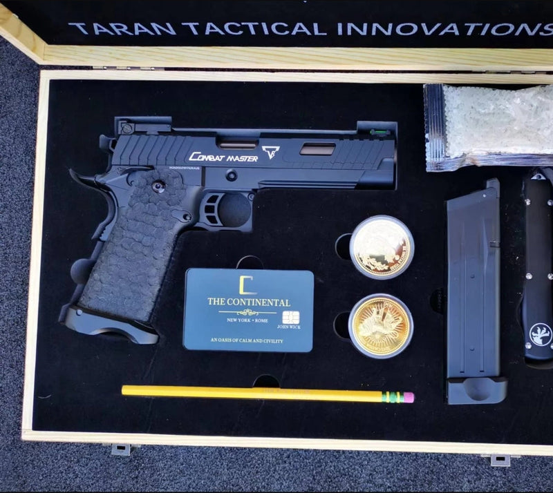 Golden Eagle - John Wick Combat Master (wood box) Green Gas Blowback Gel Blaster