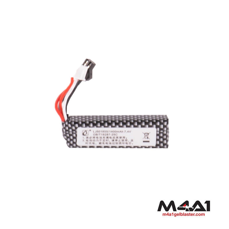7.4v JST Lipo Battery Rechargeable for Gel Blasters