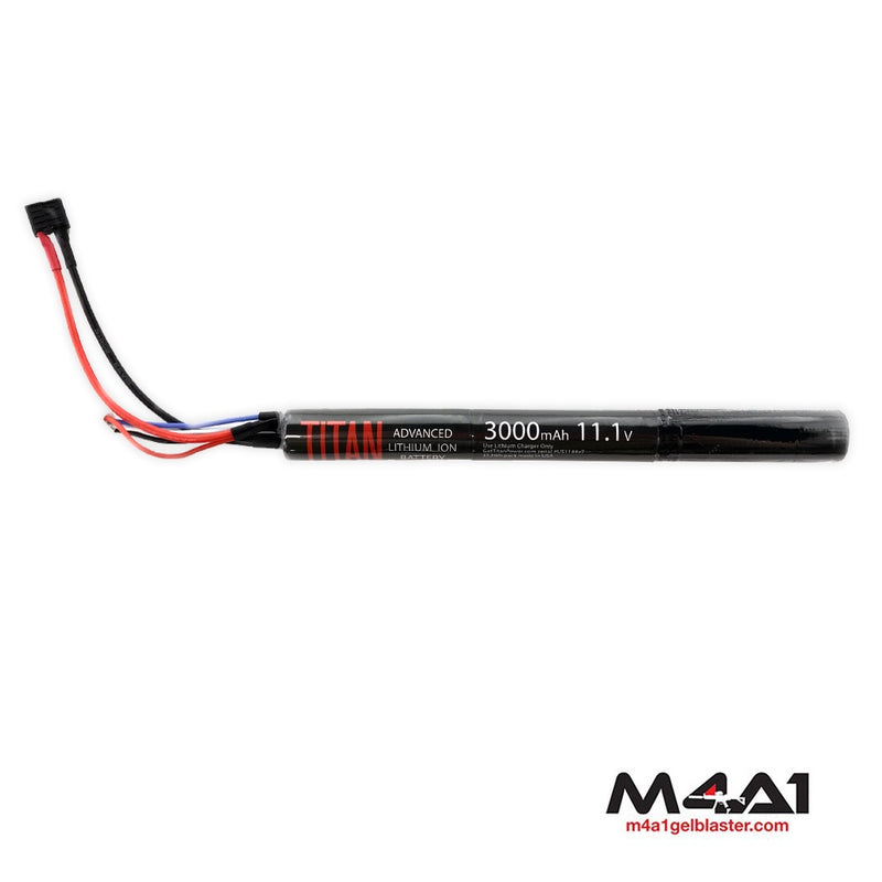 TITAN 3000mAh 11.1v Stick T-Plug Deans Battery (1144)